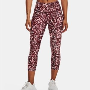 Under Armour HeatGear No-Slip Waistband Printed Capris